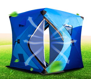 Tenda da Pesca sul Ghiaccio <span class=keywords><strong>Eskimo</strong></span> Personalizzata per 2 Persone, Isolata, Resistente, Impermeabile, Portatile, Pieghevole e Automatica per Attività all'Aperto - Product Image 4