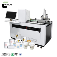 Impresora de Inyección de Tinta Lateral Automática de Una Sola Pasada para Impresión de Logotipos Personalizados de Alta Velocidad en Vasos de Papel Desechables