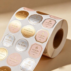Etichette Adesive Trasparenti in PET Impermeabili Personalizzate con Logo per Cosmetici e Prodotti di Bellezza, Fornitura Diretta dalla Fabbrica - Product Image 3