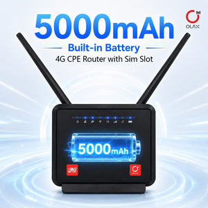 เราเตอร์ Olax 4G CPE Wi-Fi ความเร็ว 300Mbps พร้อมช่องใส่ซิมการ์ดและเสาอากาศสองต้น รองรับความถี่ 2.4G สำหรับใช้งานในบ้าน รองรับโมเด็ม MC60 แบตเตอรี่ในตัว - Product Image 4