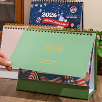 Bloc-notes personnalisé 365 jours, agenda 2026, mémo, calendrier de bureau perpétuel, support en bois, coffret cadeau d'affaires pour usage personnel
