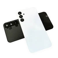 Pour Samsung Galaxy A15 5G A156B, coque arrière en verre, coque de batterie, coque de porte arrière, remplacement avec/sans objectif d'appareil photo