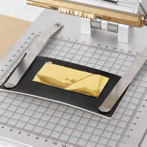 Machine de marquage à chaud électrique portable, machine de <span class=keywords><strong>presse</strong></span> à chaud à commande numérique automatique pour cuir, papier, plastique - Product Image 5