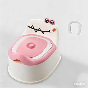 Inodoro Infantil con Diseño de Dinosaurio, Asiento de Inodoro Infantil Simple, Orinal para Bebés - Product Image 5
