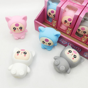 <b>Cute</b> Baby <b>Bear</b> Squishy Toy TPR Flour Stress Relief Sensory Fidget Adorable Rabbit Relaxation Squeeze Toy for Kids - Product Image 2