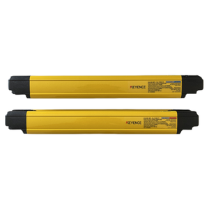 GL-R Series Safety <b>Light</b> <b>Curtain</b> Yellow Black Sensor Bar Pair With IP67 Protection for GL-R16H Industr - Product Image 2