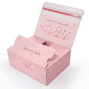 Boîtes d'emballage pour rouge à lèvres, boîtes d'expédition faciles à ouvrir, en carton ondulé E, logo personnalisé OEM - Product Image 1