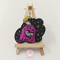 Patch en tissu brodé fer sur patch patchs de broderie personnalisés 3D