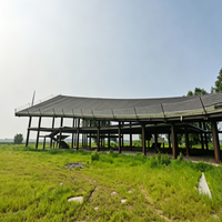 Hall d'accueil touristique en structure acier sur mesure, bâtiment préfabriqué modulaire pour bureau