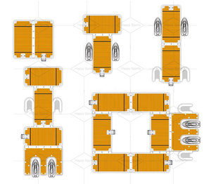 Prix personnalisé quai gonflable plate-forme flottante île de yacht gonflable quai flottant quai de bateau gonflable pour le plaisir de l'eau - Product Image 6