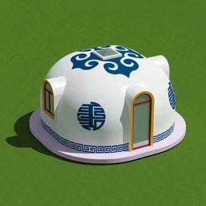 Casa Domo de Espuma Pequeña Impresa en 3D de 200 Pies Cuadrados, Marca WSZ, Modelo <span class=keywords><strong>Arisu</strong></span> 20X40, 3 Dormitorios, 2 Baños, para Uso como Cochera, Modelo EPS HOUSE -28 5 - Product Image 5