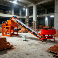 Machine à fabriquer des blocs de briques en ciment semi-automatique QTJ4-26 pour l'industrie, à vendre