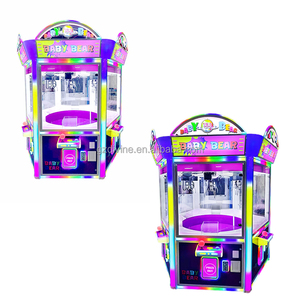 Cubo de premio personalizado 2025, máquina de juego de grúa que funciona con monedas para 6 jugadores, simulador de muñeca de grúa grande, luces LED para regalo para sala de juegos - Product Image 5