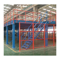 Sistema de Plataforma Industrial Reforzada de Alta Resistencia, Acero Q235, Capacidad de Carga de 500 kg/m², Resistente a la Corrosión, Acceso por Escalera
