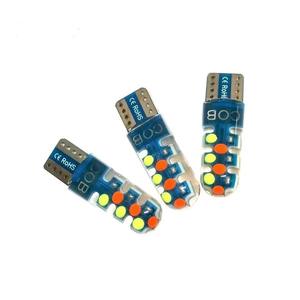 Ampoule de plaque d'immatriculation LED T10 RGB COB SMD, nouvelle lampe de lecture à flash stroboscopique avec gel de silice - Product Image 1