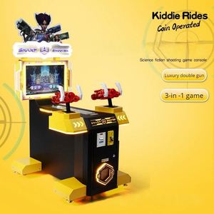 Simulateur de jeu vidéo d'arcade à tir pour deux joueurs, adapté aux aires de jeux pour enfants - Product Image 4