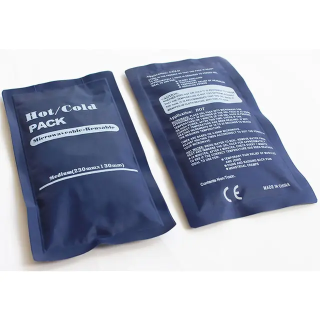 Custom Multi-purpose Reusable Gel Ice Pack Flexible Therapy Hot Cold Packs For Injuries