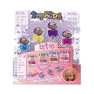 Ensemble de bijoux en acrylique écologique pour enfants, bricolage, souvenir, cadeau - Popbling - Product Image 1