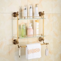 Ensemble d'accessoires de salle de bain de luxe en laiton massif de haute qualité, garantie 2 ans, kit d'équipement sanitaire mural