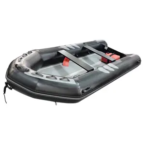 Latest style 12ft 380cm PVCtube VIB floor inflatable fishing boat Rubber Boats for sale
