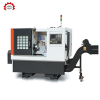 Torno CNC de Cama Inclinada Automático TCK6340S, Equipo de Torneado de Metal Fácil de Usar