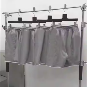 Haute qualité poids lourd 100% coton bouffée impression Streetwear décontracté Shorts pantalons hommes pantalons de survêtement motif respirant - Product Image 1