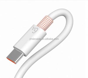 6A <b>USB</b> C Fast Charging <b>Cable</b> for Huawei Mate 40 Pro Max <b>USB</b> Super Charging Speed TPE Type-C for Mobile Phone - Product Image 4