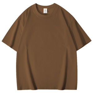 Wholesale Custom Logo Blank <b>Tshirts</b> Drop Shoulder <b>Men</b> Cotton Tee Plain Oversized Boxy Unisex Streetwear t Shirts - Product Image 5
