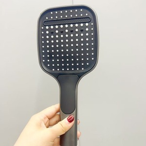 Rectangular Plastic Top <b>Spray</b> Shower Head Wall <b>Mount</b> Modern Design Durable Gunmetal Sprayer Kit 8002 - Product Image 4