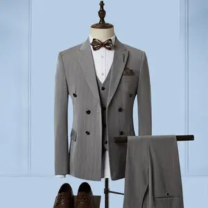 Fast delivery formal business Men wedding jackets suit TR formal cheap men wedding party male wedding men's suits