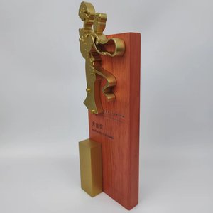 2025 bán buôn New Arrival bằng gỗ Trophy cơ sở kim loại Thủ công mỹ nghệ giải thưởng lưu niệm vô địch Huy chương cho Công Đoàn xã hội danh hiệu hiển thị - Product Image 6