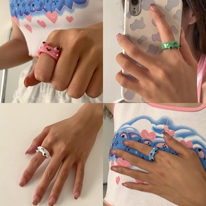 <span class=keywords><strong>Anillo</strong></span> <span class=keywords><strong>de</strong></span> <span class=keywords><strong>Rana</strong></span> con Diseño Adorable, Anillos <span class=keywords><strong>de</strong></span> Resina <span class=keywords><strong>de</strong></span> <span class=keywords><strong>Arcilla</strong></span> Polimérica para Mujer, Joyería <span class=keywords><strong>de</strong></span> Moda con Animales, Accesorios para Fiestas - Product Image 5
