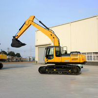 Excavatrice chinoise de marque supérieure excavatrice de roue de 21 tonnes XE210W avec le rendement élevé