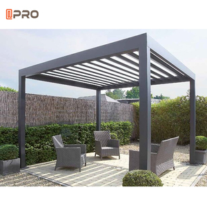 La Oficina Regional de fábrica más popular de rejilla de techo pérgola louvre techo motorizado pendiente de aluminio automático Sol de persiana de sistema de techo - Product Image 2