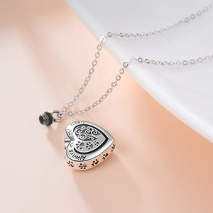Ожерелье из серебра 925 пробы с подвеской в виде сердца - Product Image 4