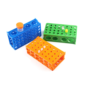 Estante de plástico multifuncional para tubos de centrífuga de laboratorio, desmontable en 4 lados, para almacenamiento de tubos de ensayo - Product Image 3