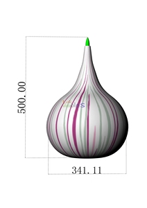 Modèle de Grosse <span class=keywords><strong>Ail</strong></span> Gonflable de 5m, Publicité Personnalisée, Ballon Gonflable Alimentaire <span class=keywords><strong>L</strong></span>égumes pour la Décoration d'Événements - Product Image 6