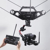Système de caméra aérienne Cablecam Original Greenbull Flyingkitty FM6 Max avec fonctions de zoom, d'iris et de mise au point