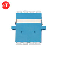 Empreinte FTTH SC avec bride LC UPC SM Quad connecteur adaptateur accessoires adaptateur fibre optique