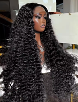 V parte Afro rizado pelucas de cabello humano para mujeres negras fábrica barata rizado 13x6 HD Pelo Rizado bebé Fronta SDD Pixiel peluca