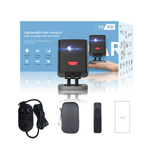 도매 공장 사용자 정의 Dlp RGB 홀로그램 3D 프로젝터 미니 190 Ansi 스마트 프로젝터 4k 안드로이드 3000 Mah 모바일 프로젝터 - Product Image 1