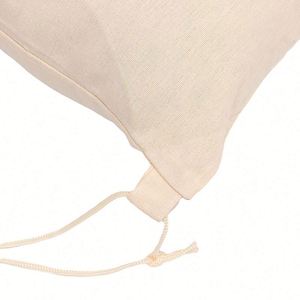 Hot Sale Custom Logo Eco Friendly Plain Natural Shopping Cotton Bag Draw String <b>Backpack</b> Cotton Canvas <b>Drawstring</b> <b>Backpack</b> - Product Image 2
