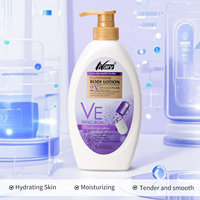 Lait Corporel Hydratant Nary Offre Spéciale, Naturel Biologique Vitamine VE Éclaircissant Illuminateur 600ml