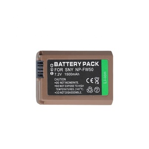 แบตเตอรี่กล้อง NP-FW50แบตเตอรี่แบบชาร์จไฟได้สำหรับ <span class=keywords><strong>Sony</strong></span> A6000 A3000 <span class=keywords><strong>A6300</strong></span> A5000 A7R A6400 A7m2 R2 Type-C 7.2V 1500mAh - Product Image 1