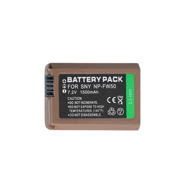 Camera battery  NP-FW50 Rechargeable Battery For Sony A6000 A6300 A3000 A5000 Alpha A7R A6400  A7m2 R2 Type-C 7.2V 1500mAh