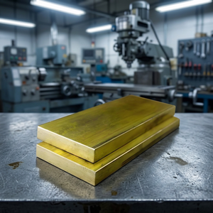 Plaque en laiton H90, haute teneur en cuivre 90%, laiton ductile de qualité décorative - Product Image 1