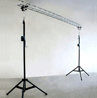 Ava Double couche 4M trépied par lumière support portable manivelle treuil trépied tour d'ascenseur éclairage de scène par lumière trépied