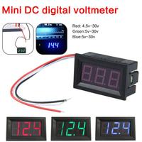 DC4.5V-30.0V Voltmètre Numérique Étanche Moto De Bateau De Voiture 0.56 pouces LED Affichage Tension Mètre Mini Testeur Ampèremètre