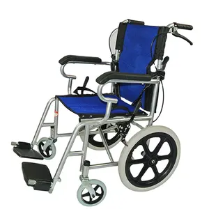 Deportes de ocio Silla de ruedas manual Plegable ligera Silla de ruedas portátil para adultos discapacitados Venta Singapur