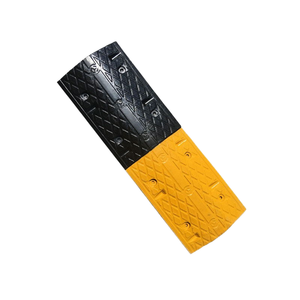 Jiadong bãi đậu xe xe khối cao su bánh xe Stopper Cáp dốc nhựa cao su tốc độ bumpers đường tốc độ di động bướu để bán - Product Image 3